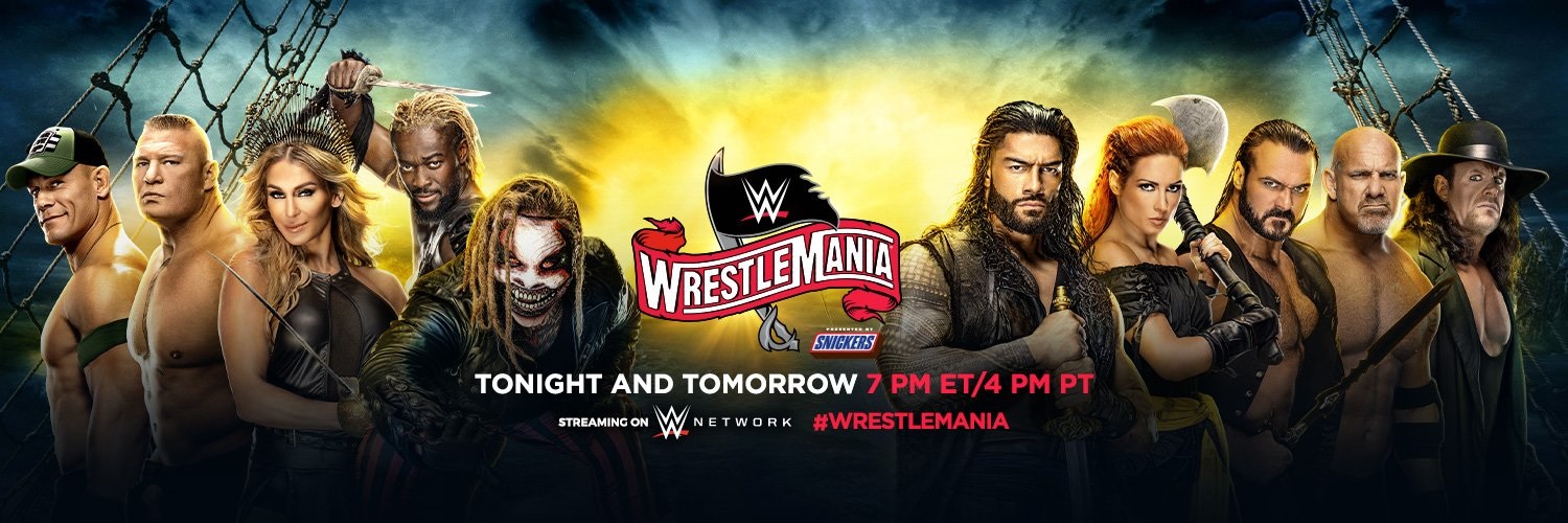 WrestleMania splash
